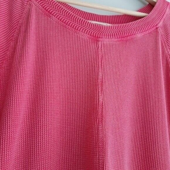 SOFT SURROUNDINGS Darby Soft Waffle Knit Thermal Top Sz S - Picture 6 of 9